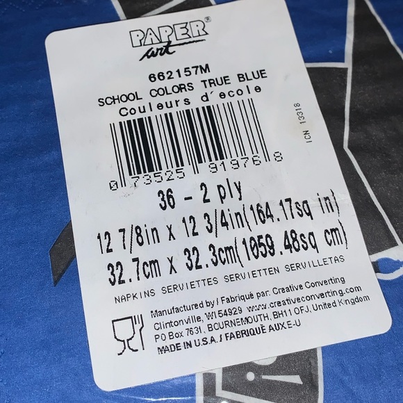 NWT blue school graduation party napkins 🎓 - Picture 5 of 11